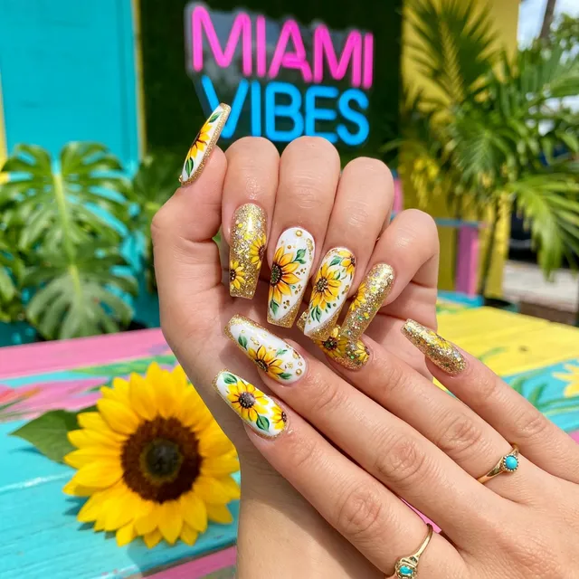 Vibrant nail art by BeautyFusionClau